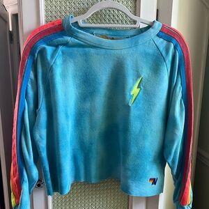 Blue Aviator Nation crew neck sweatshirt